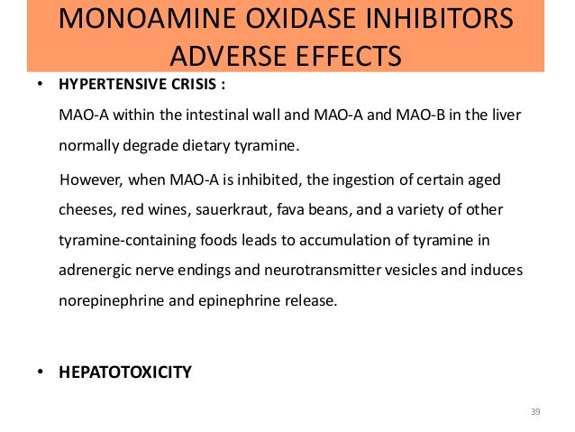 Selegiline Patch Drug Interactions