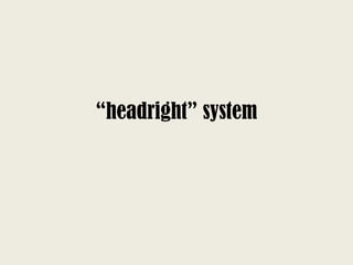 “headright” system
 