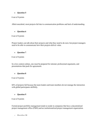 Busi 682 midterm examination answers | PDF