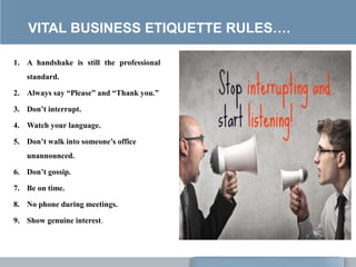 Busines Communication Skill and Etiquettes | PPT