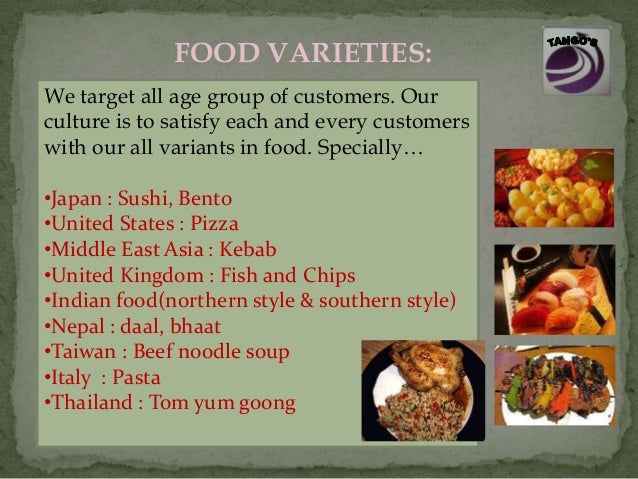 Free sample business plan fas food