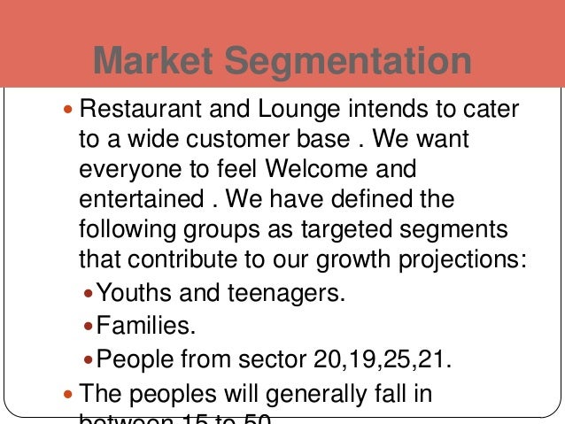 Do market segmentation business plan