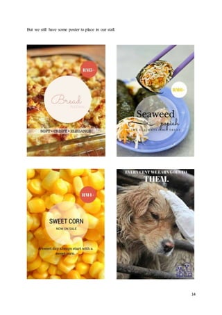 14
But we still have some poster to place in our stall.
 