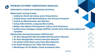 peta konsep koding dan kecerdasan artifi | PDF