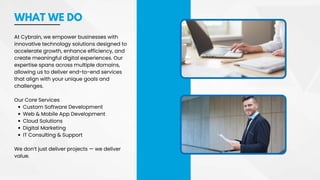Cybrain – Transforming Ideas into Powerful Digital Solutions | PDF