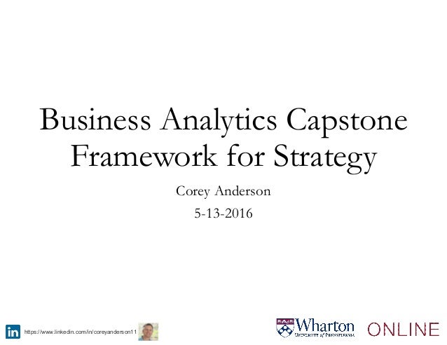 business analytics capstone