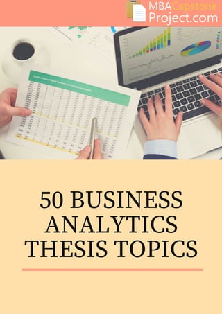dissertation topics on business analytics