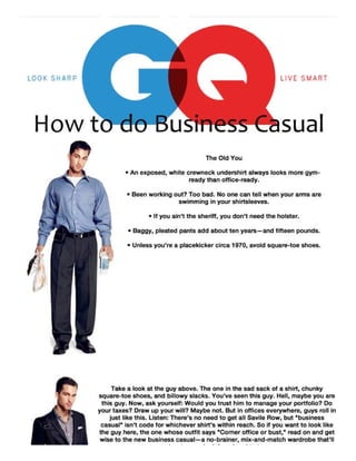How To Dress Business Casual