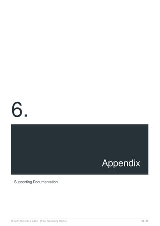 Appendix On Case Plan Example Business Case Template | PDF