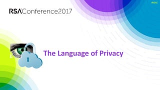 #RSAC
1. What Is The Phishing Threat Today?
The Language of Privacy
 
