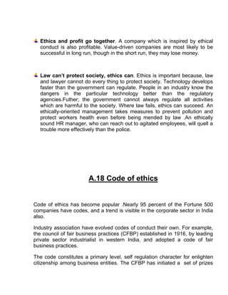 Business Ethics