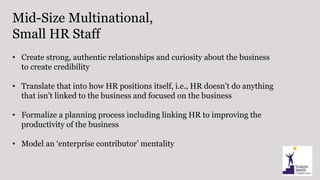 Business-HR Alignment Action Plan