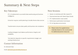 Comprehensive Guide to ETL Process in Business Intelligence and Data ...