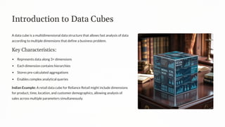 Comprehensive Guide to OLAP and Data Warehousing in Indian Business | PDF