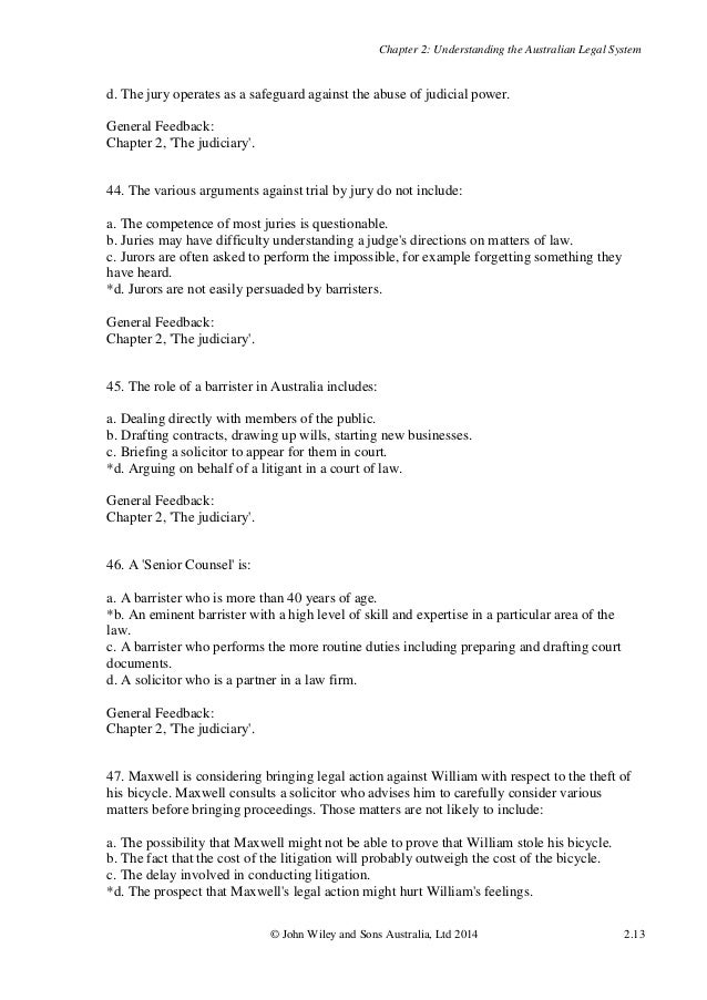 Business Law 3rd Edition Marson Test Bank