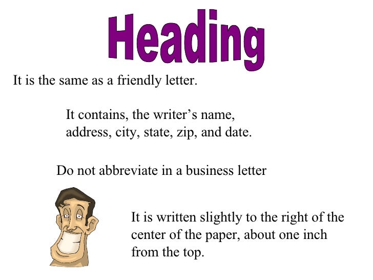 business letter business letter