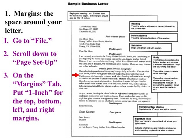 business letters how to write a business letter business letter margins