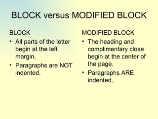 Business Letters Power Point Presentation | PPT