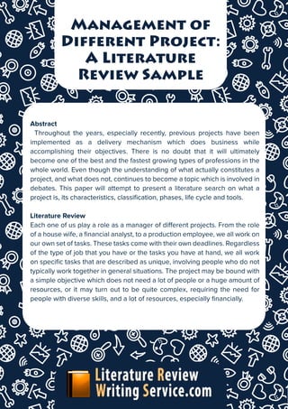 literature review service