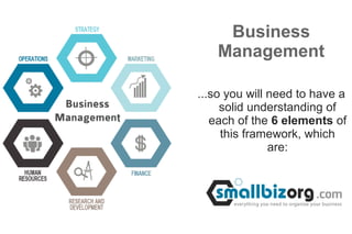 Business management framework | PPT