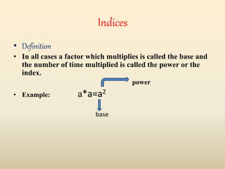 Indice Def Business mathematics is a very powerful tool and analytical process ...