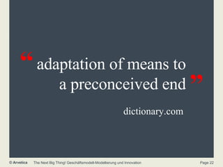 adaptation of means to a preconceived end dictionary.com  “ ” 