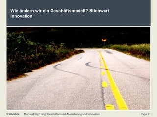 Wie ändern wir ein Geschäftsmodell? Stichwort Innovation 