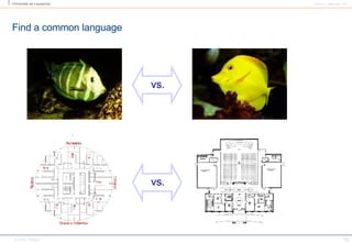 Find a common language vs. vs. 