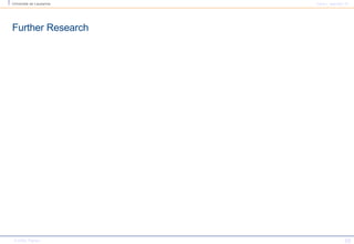 Further Research 