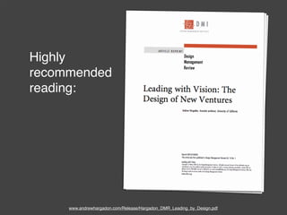 Business Needs Design Now