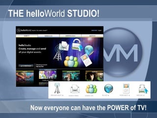 THE hello World  STUDIO! ,[object Object]
