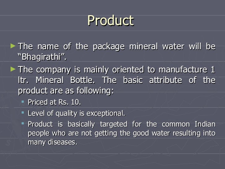 sachet water production business plan pdf