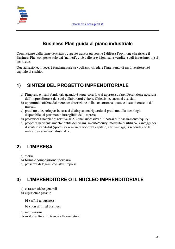 Guida al business plan aifi 04 image