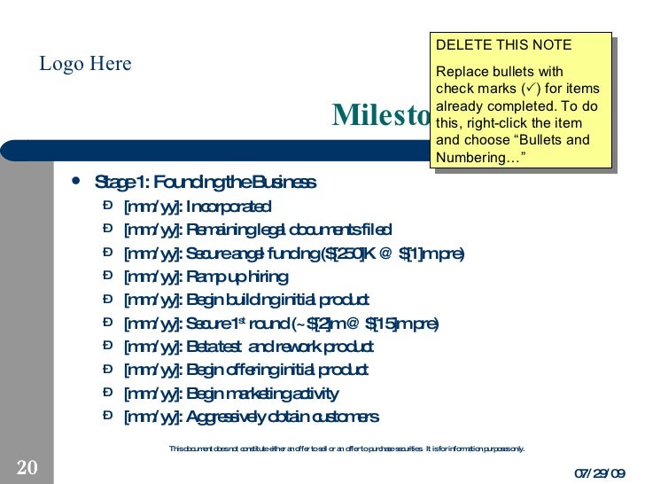 Business plan template picture