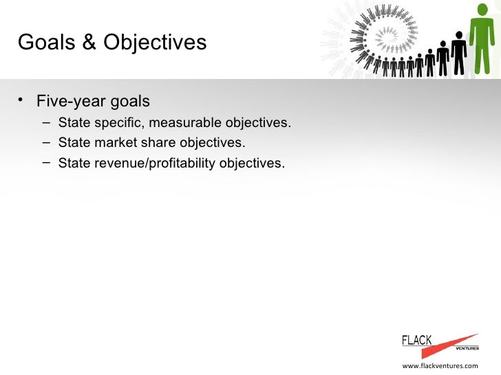 Samples of business goals and objectives for a business plan