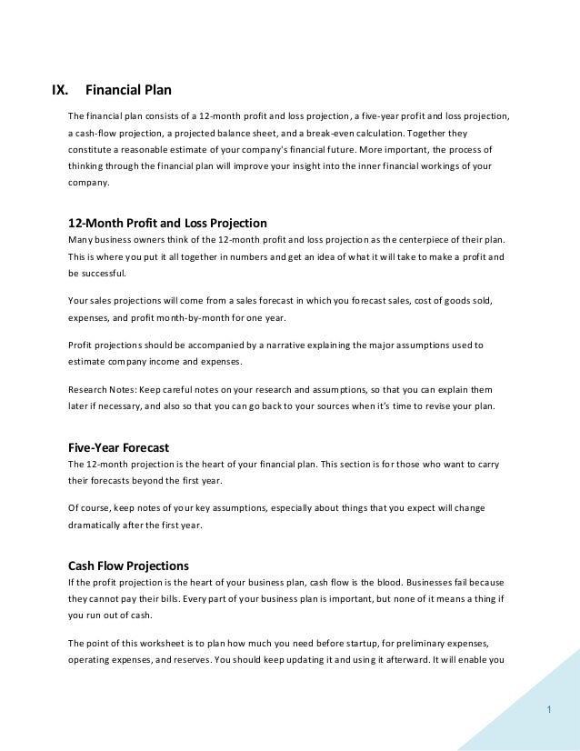 business plan template