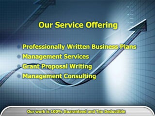Guaranteed business grant writing service