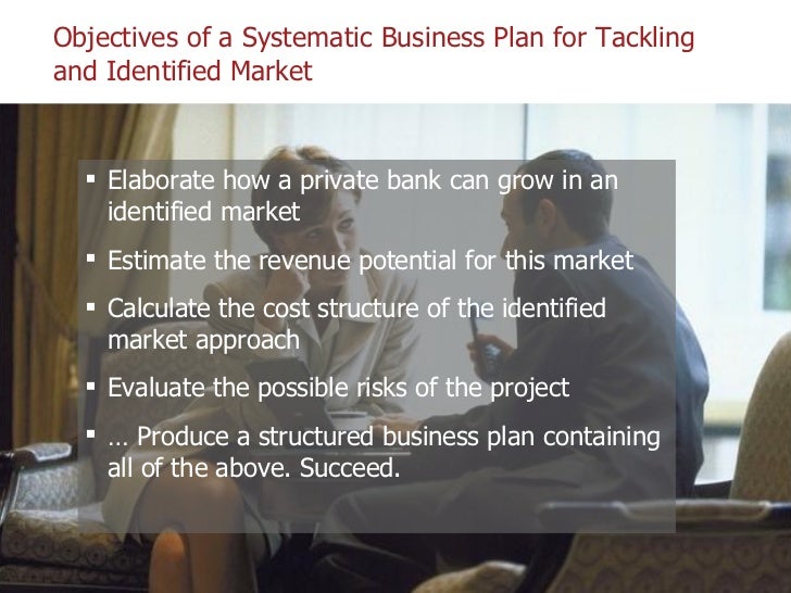 private banker business plan