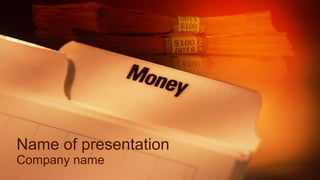 Name of presentation
Company name

 