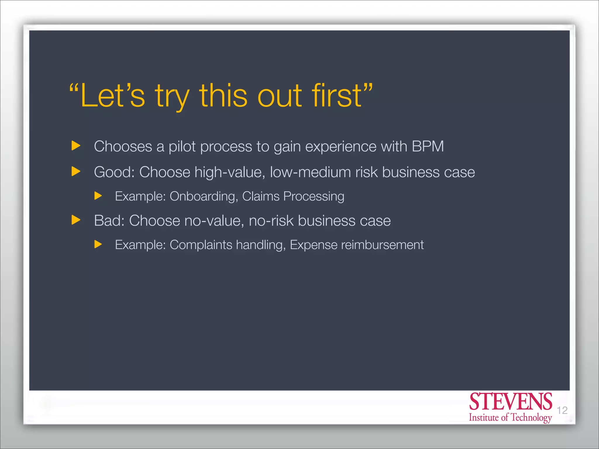 Business Process Management - From Market Consolidation to Process Innovation