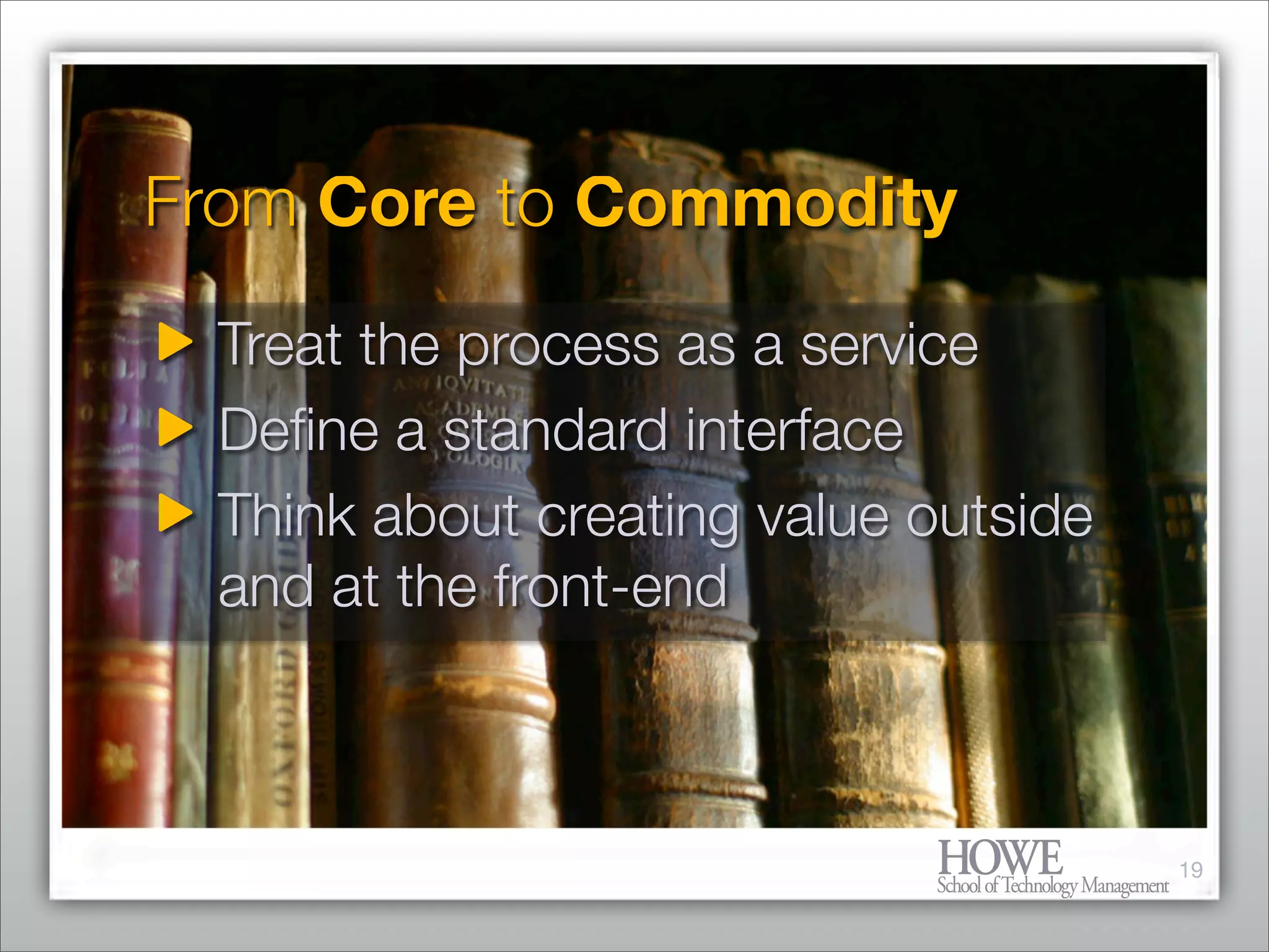 Business Process Management - From Market Consolidation to Process Innovation