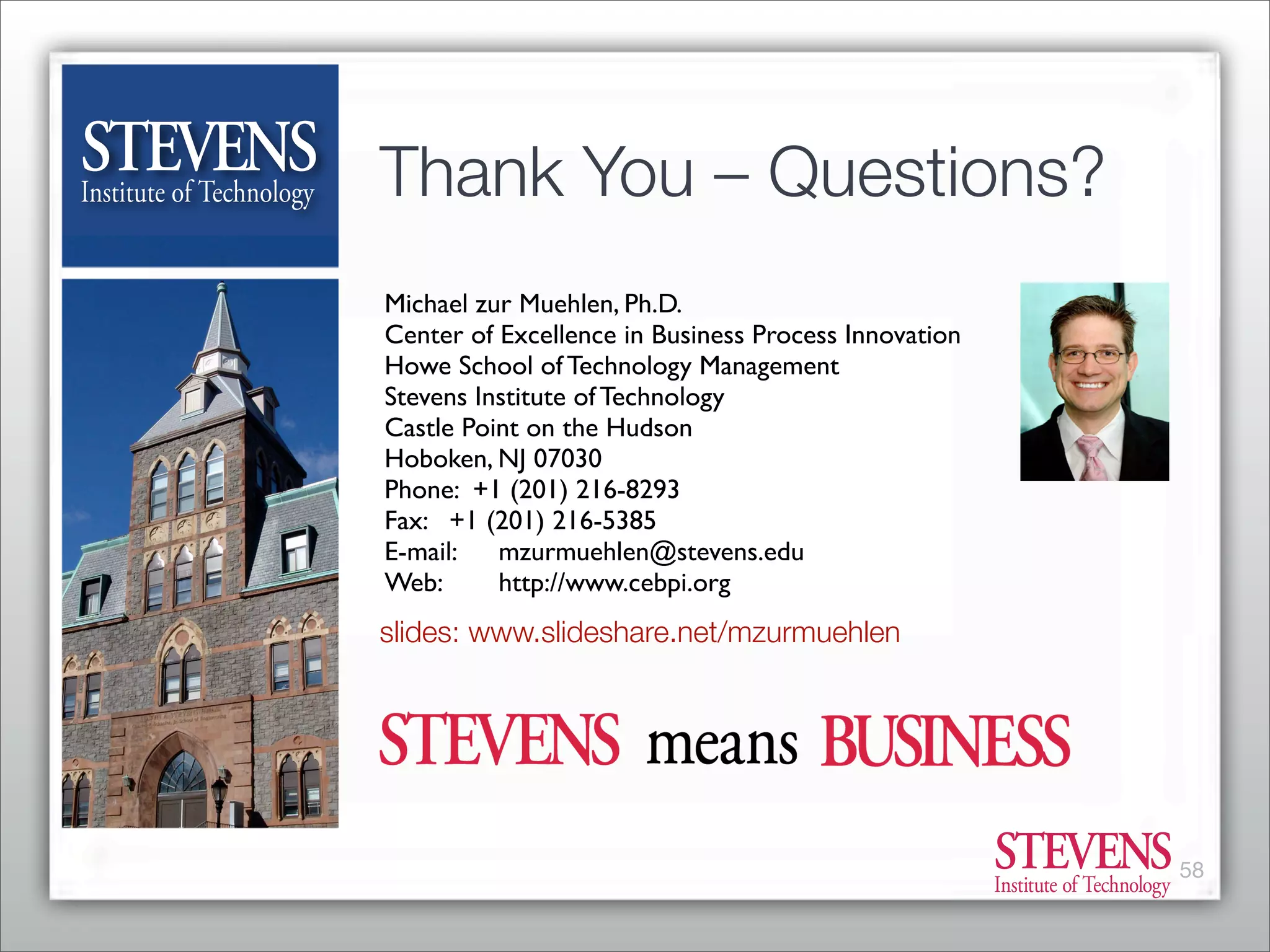 Business Process Management - From Market Consolidation to Process Innovation