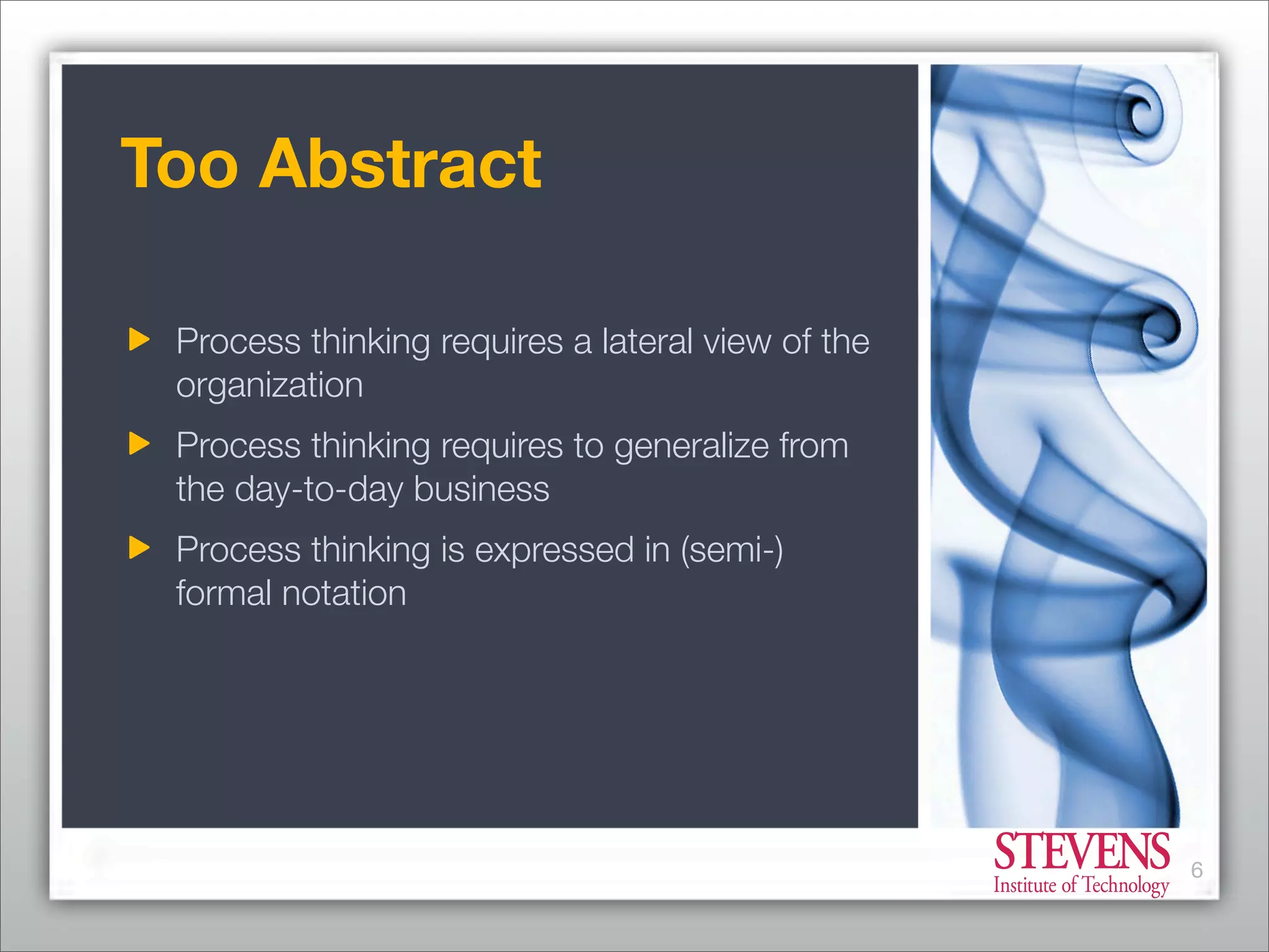 Business Process Management - From Market Consolidation to Process Innovation