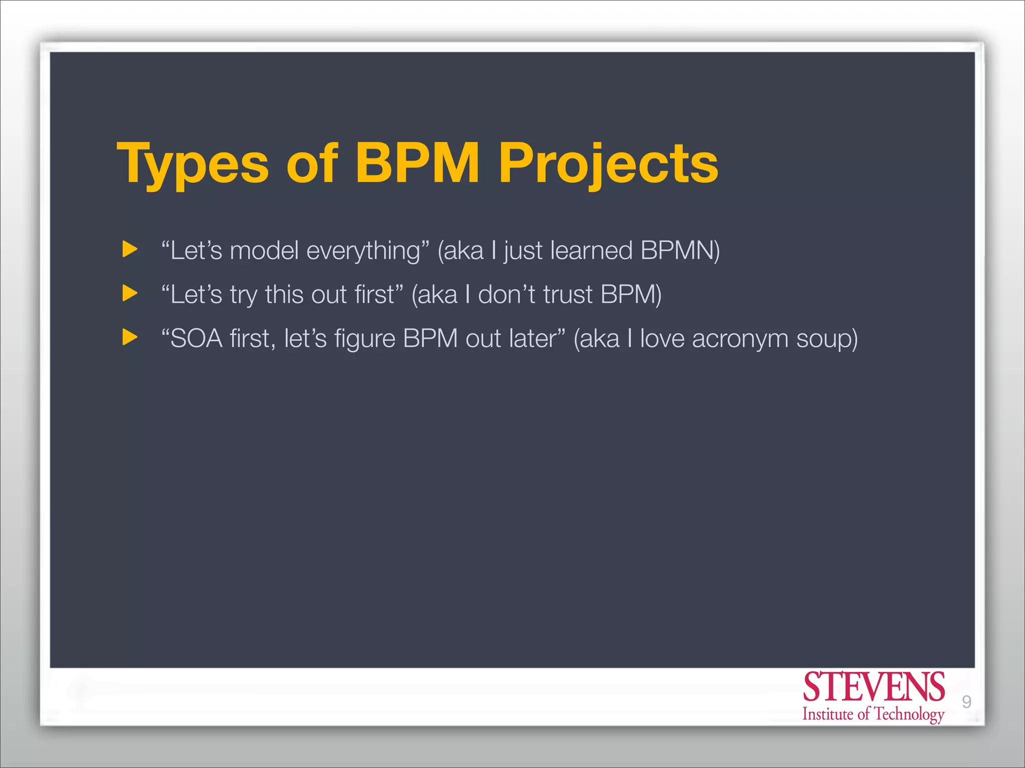 Business Process Management - From Market Consolidation to Process Innovation