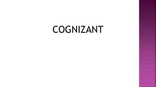 COGNIZANT
 