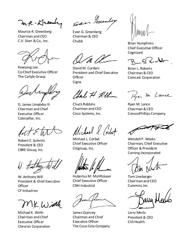 Statement on the Purpose of a Corporation. Business Roundtable