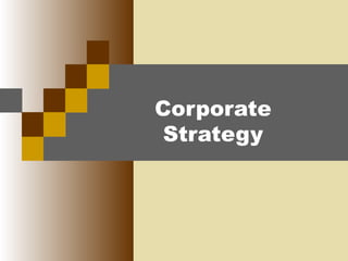 Corporate
Strategy

 