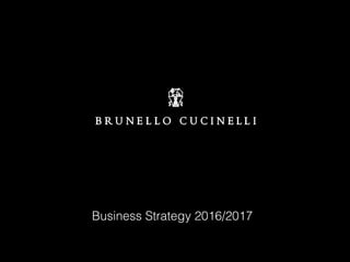 Business Strategy 2016/2017 
 
