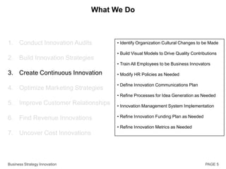 Are building blocks for innovation in place?