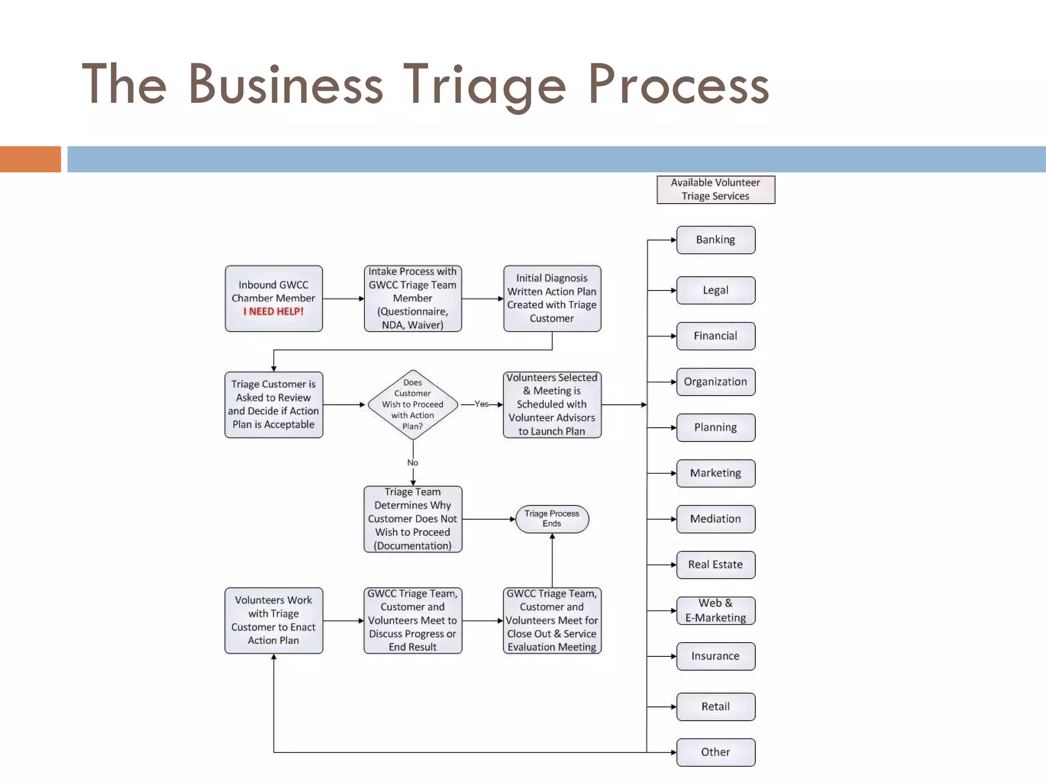 The Business Triage Process 